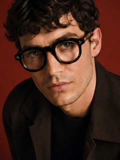 Okulary korekcyjne YouNick Lawyer Havana Brown, kadr wizerunkowy