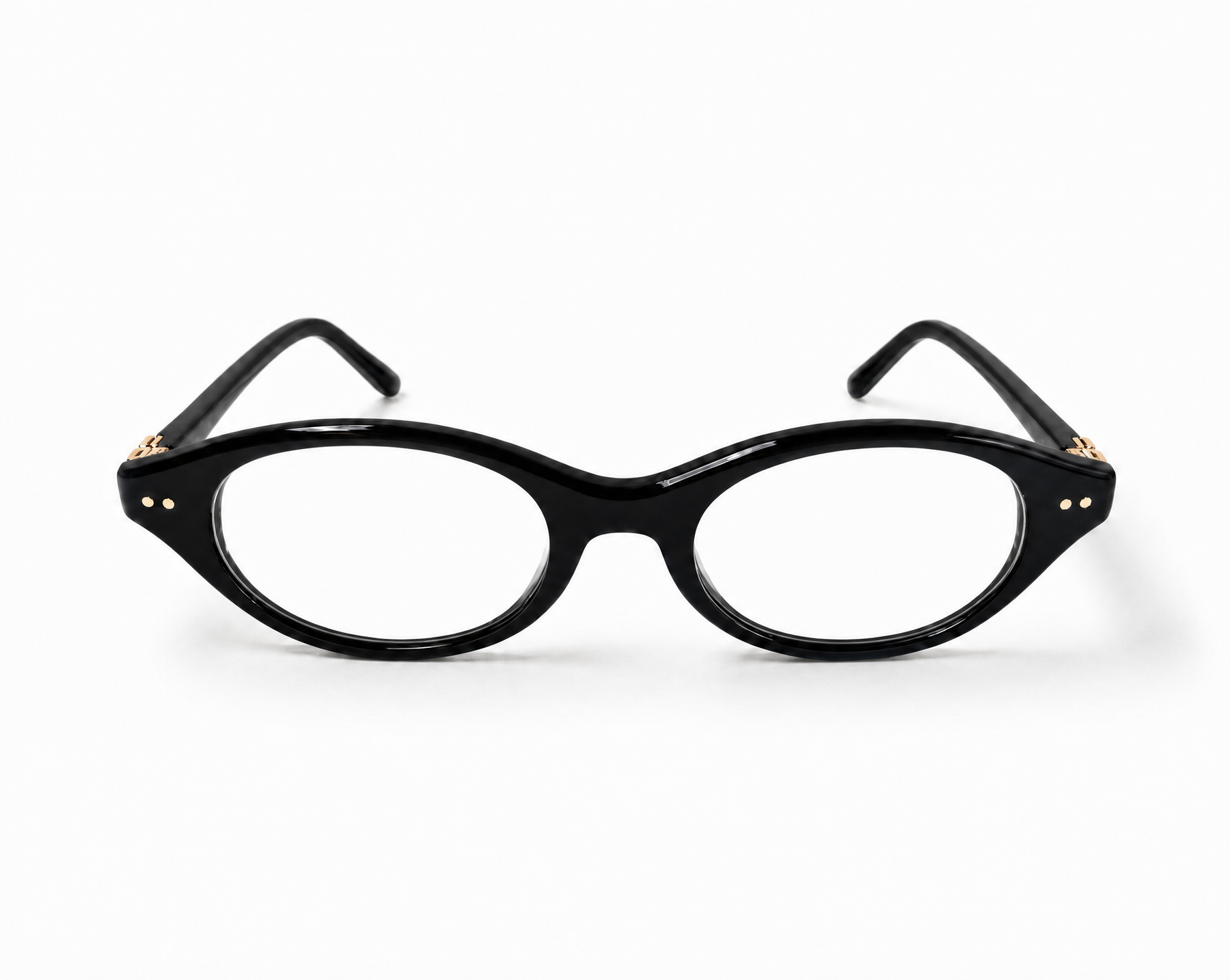 Okulary korekcyjne YouNick Venus Nero RX, widok produktowy z przodu