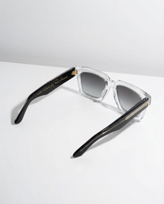 YouNick Big Star Fusion sunglasses, transparent front detail with a gold core