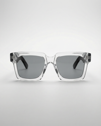 Okulary przeciwsłoneczne YouNick Big Star Fusion transparent-black, ujęcie studyjne szerokiego frontu